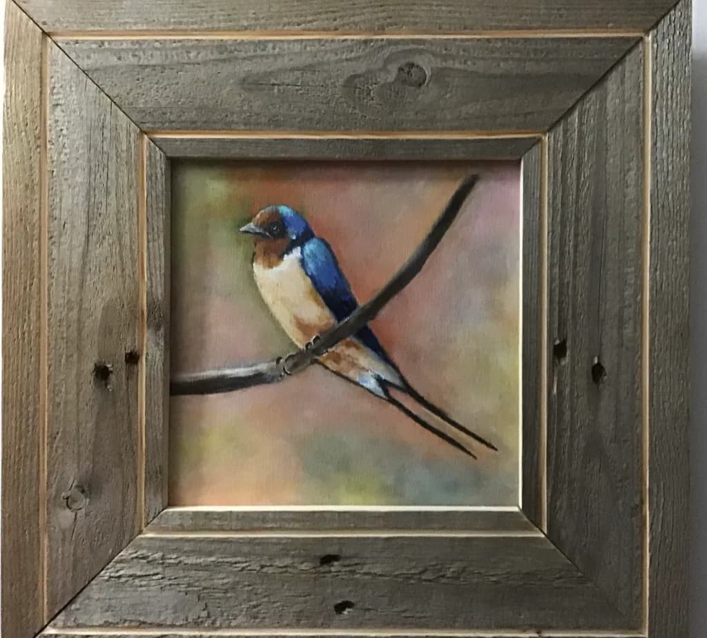Perched Swallow