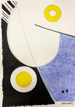 Blue Yellow Circles