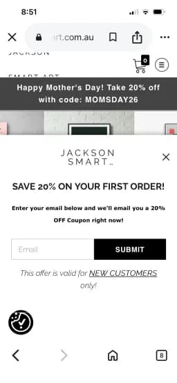 Mothers Day 20% Offer