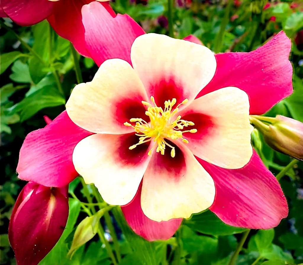 Yellow and Fuchsia Bloom