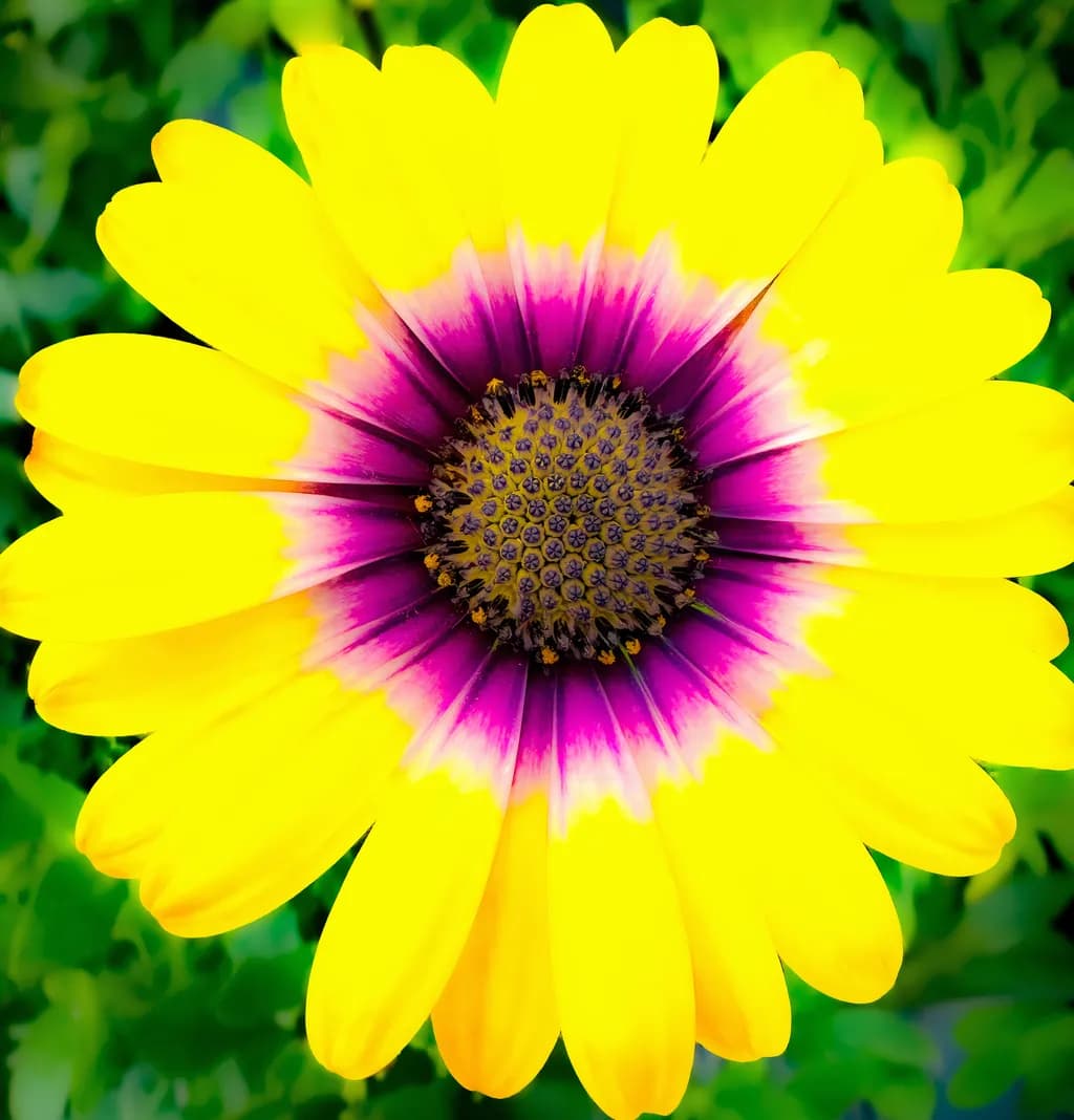 Yellow Meets Purple