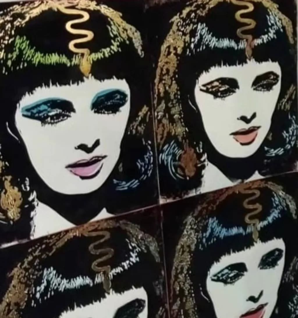 Retro Glamour: A Stylized Portrait of Timeless Beauty and Bold Makeup Aesthetic
