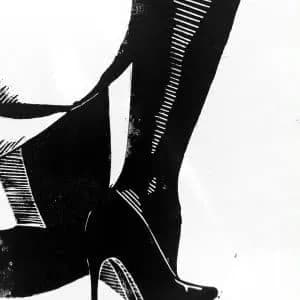 Elegant Shadows: A Monochrome Dance of Fashion and Style