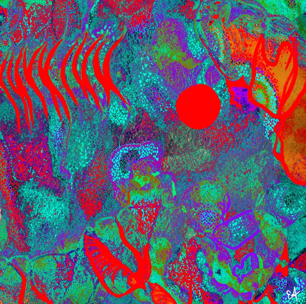 Vibrant Echoes of the Ocean: A Kaleidoscope of Color and Form