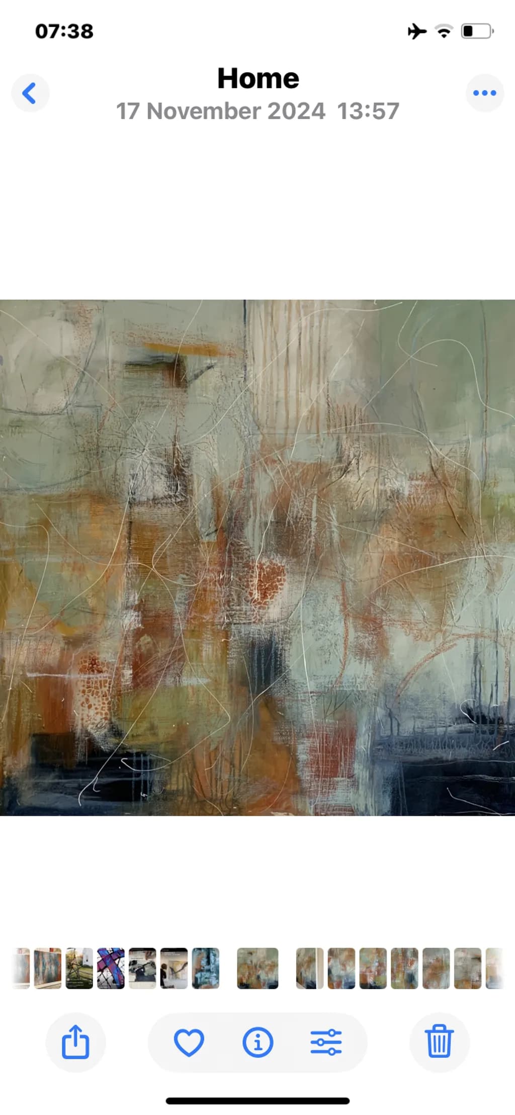 Abstract Landscape Texture
