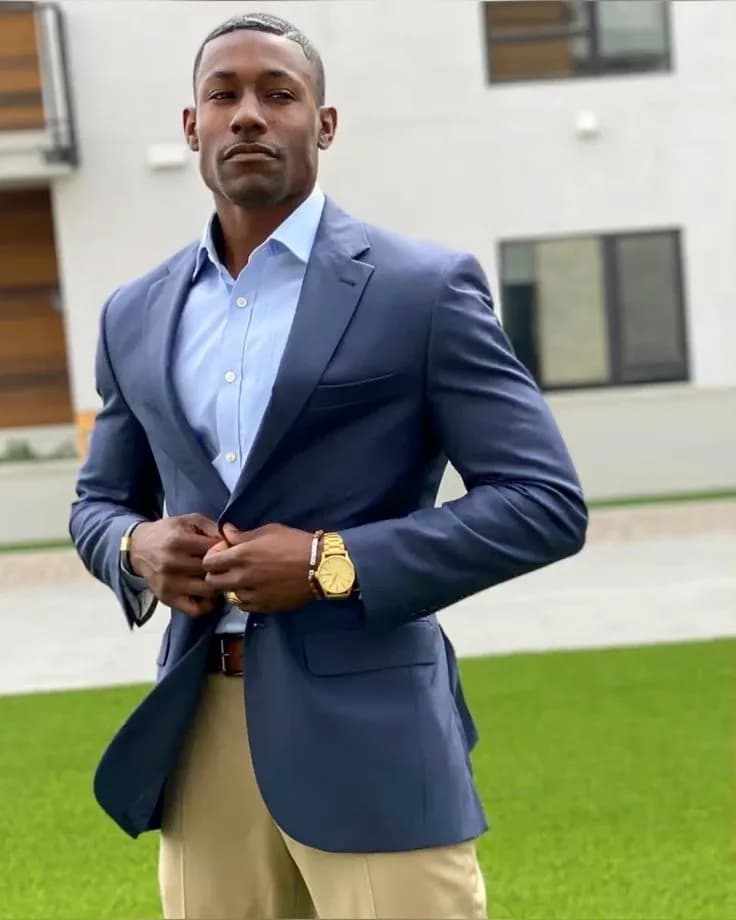 Confident Elegance: A Modern Man in Tailored Style