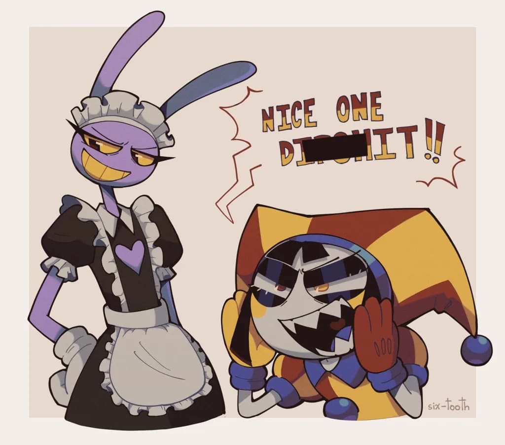Whimsical Banter: A Playful Encounter Between the Jester and the Maid