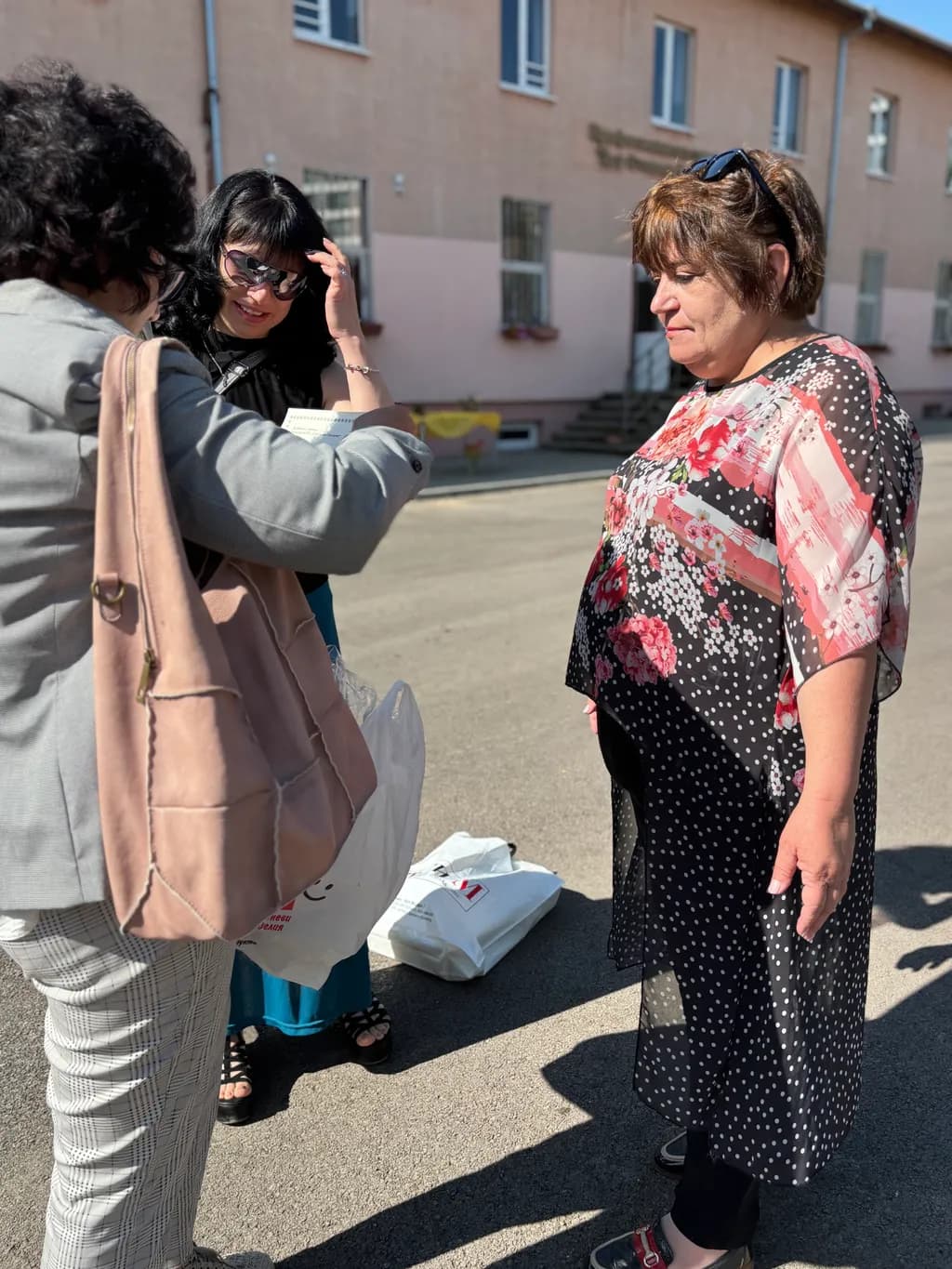 Gathering in the Sun: A Moment of Connection and Style