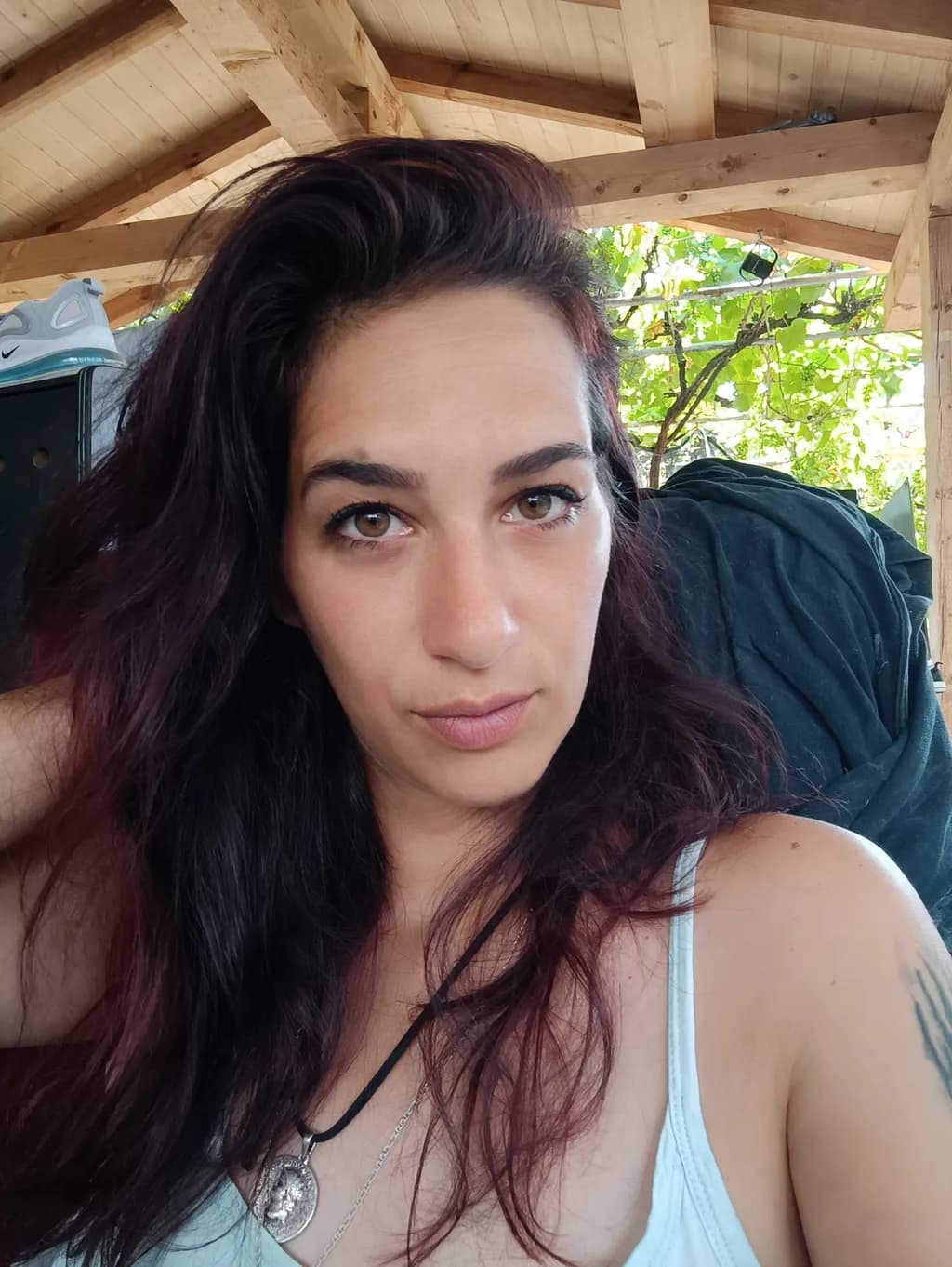 Whispers of Serenity: A Portrait of Natural Beauty and Confidence