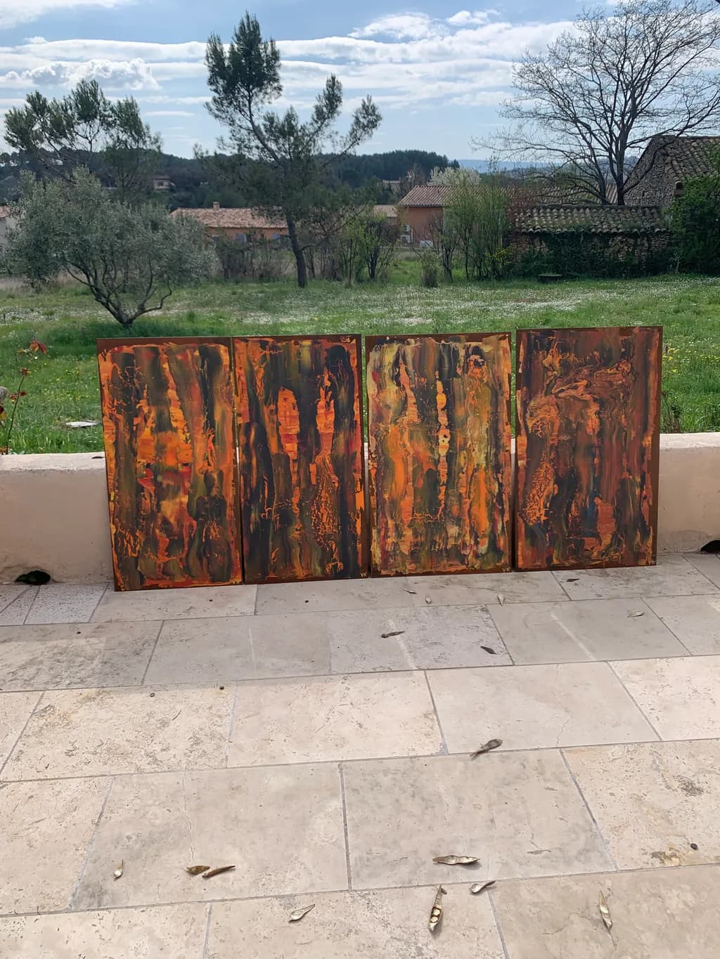 Rust Veins Panels