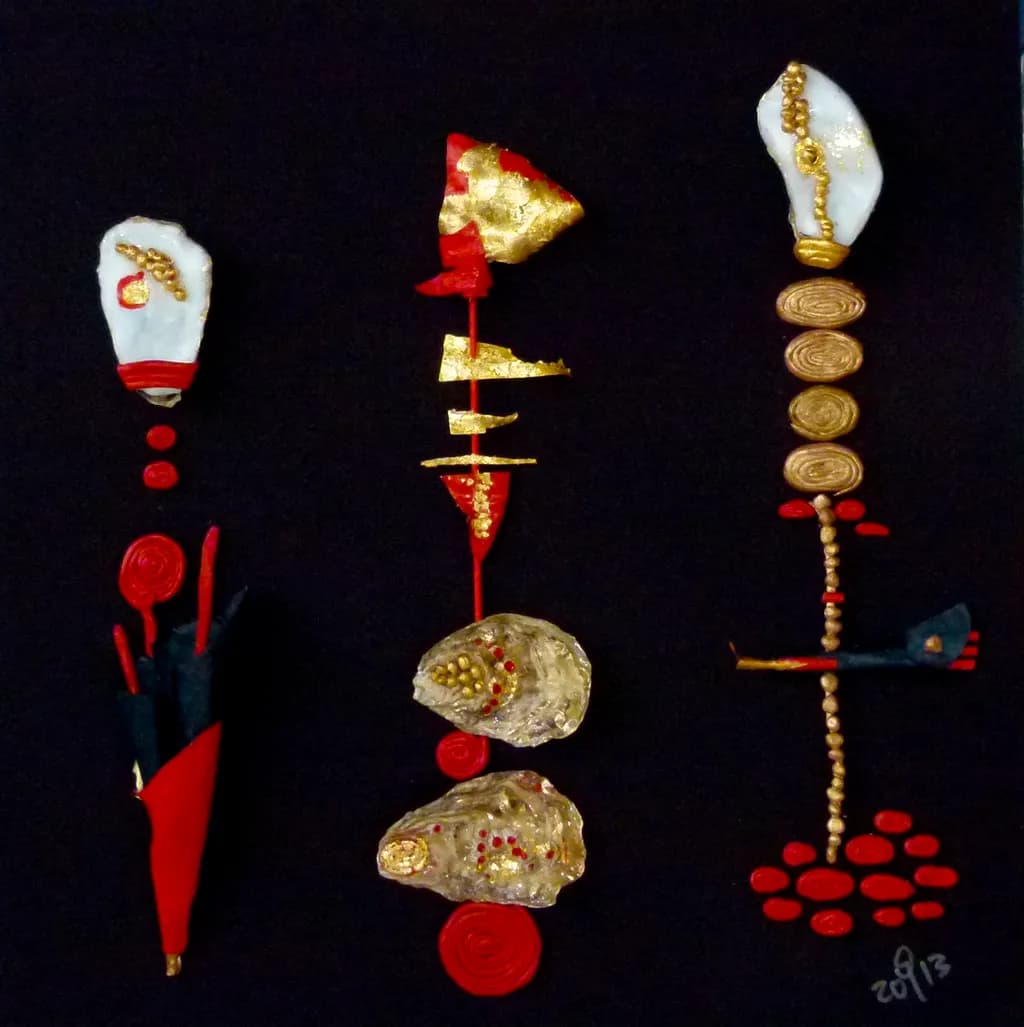 Austern in Schwarz-Rot-Gold