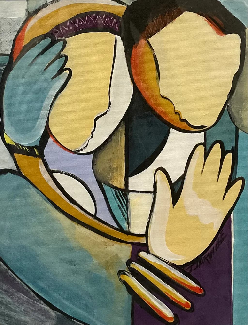 Abstract Embrace