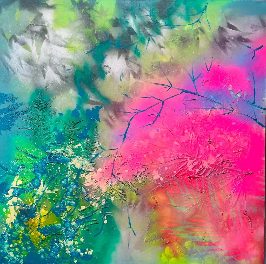 Vibrant Whispers of Nature: A Colorful Dance of Leaves and Light