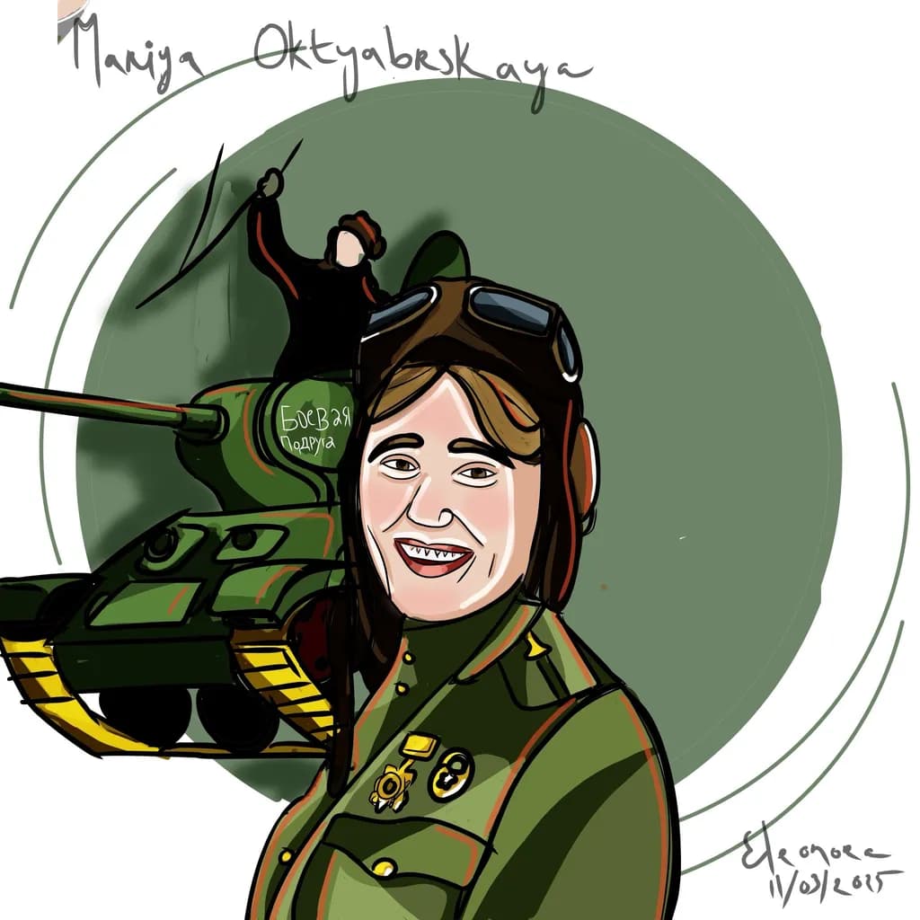 Heroic Aviator: Celebrating the Bravery of Mariya Oktyabrskaya in Military History