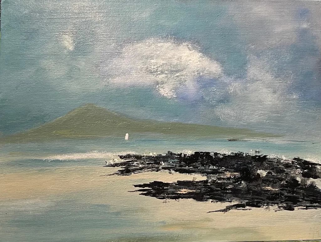 Island Seascape with Rocks