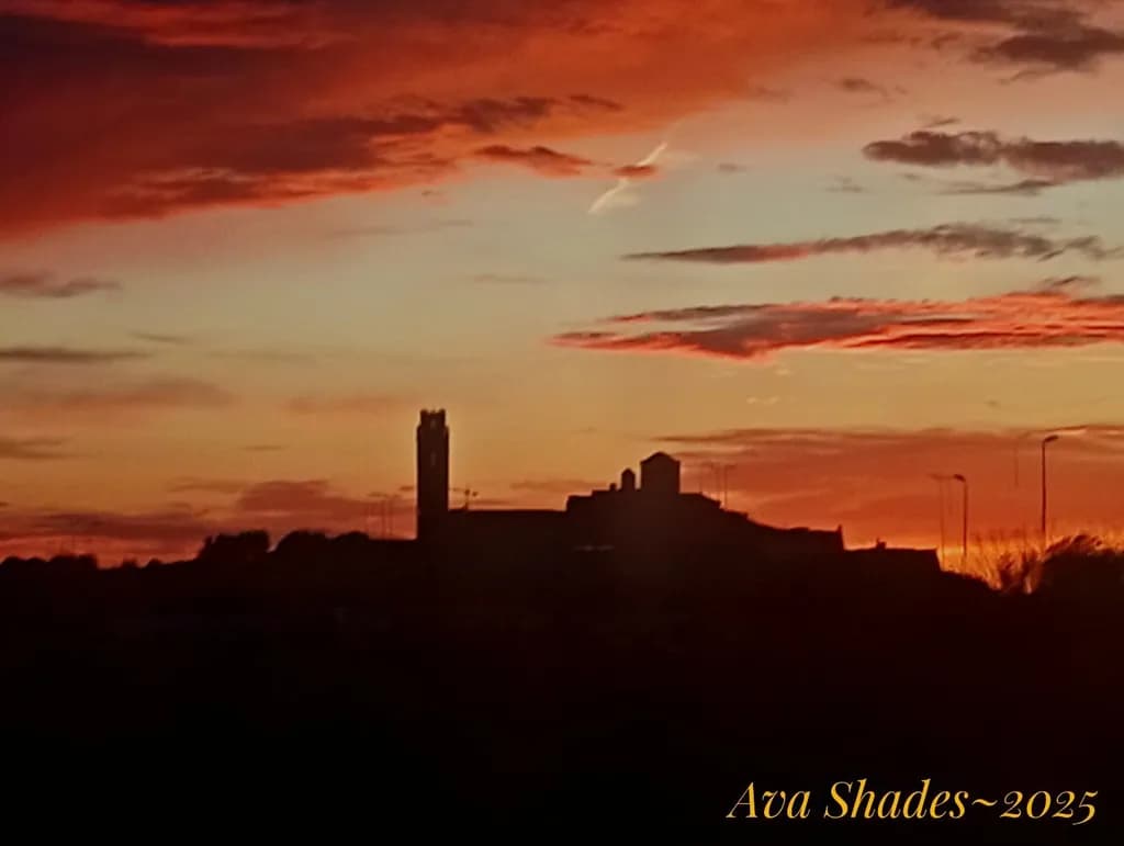 Sunset Skyline Silhouette