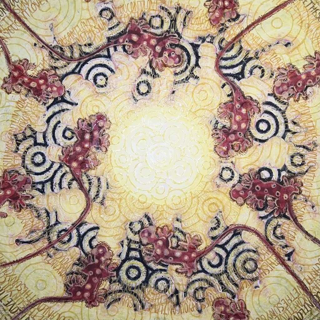 Lizard Spiral Patterns