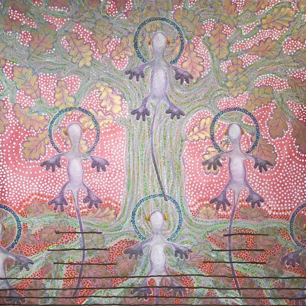 Sacred Lizards Pattern