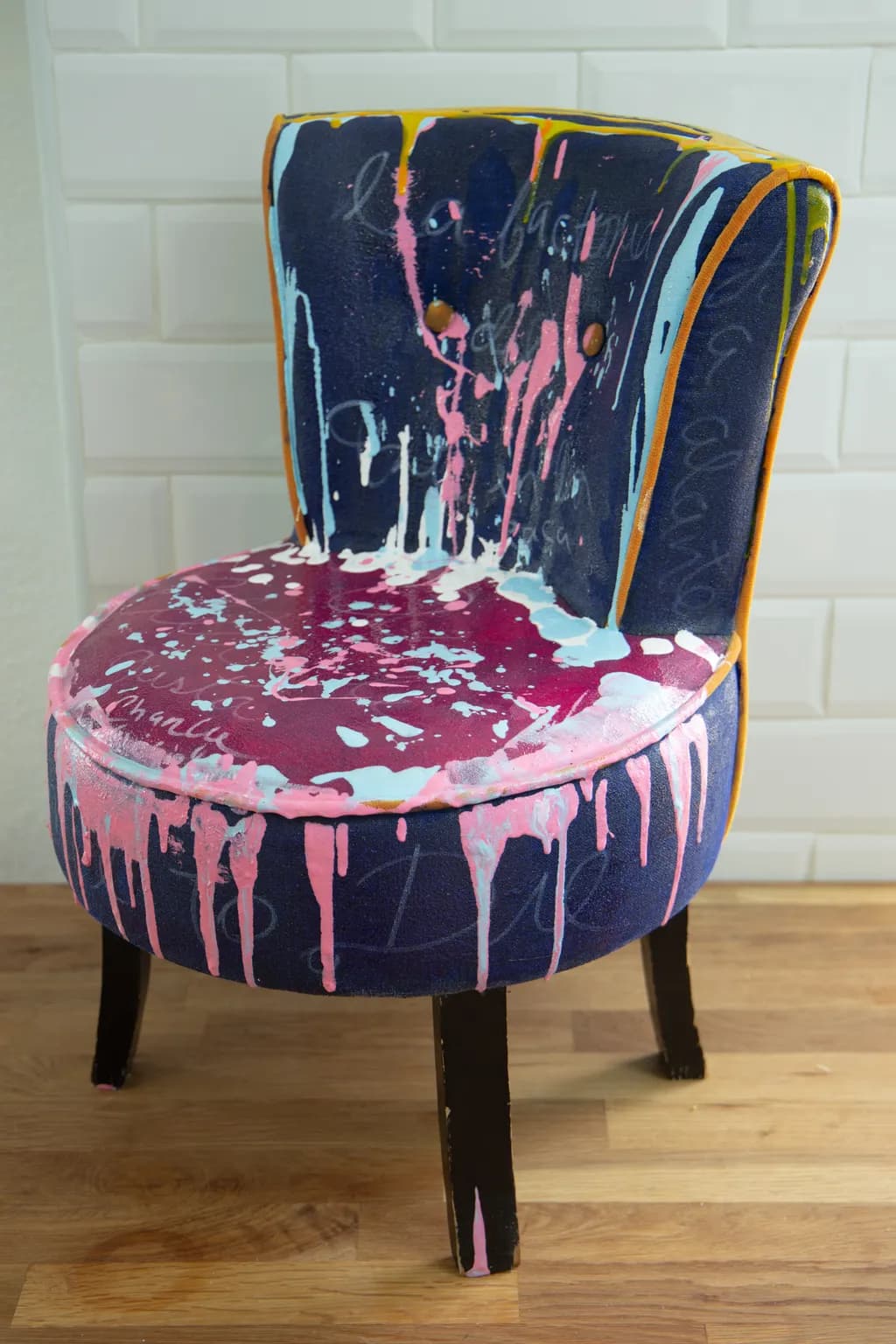 Abstract Splash Chair