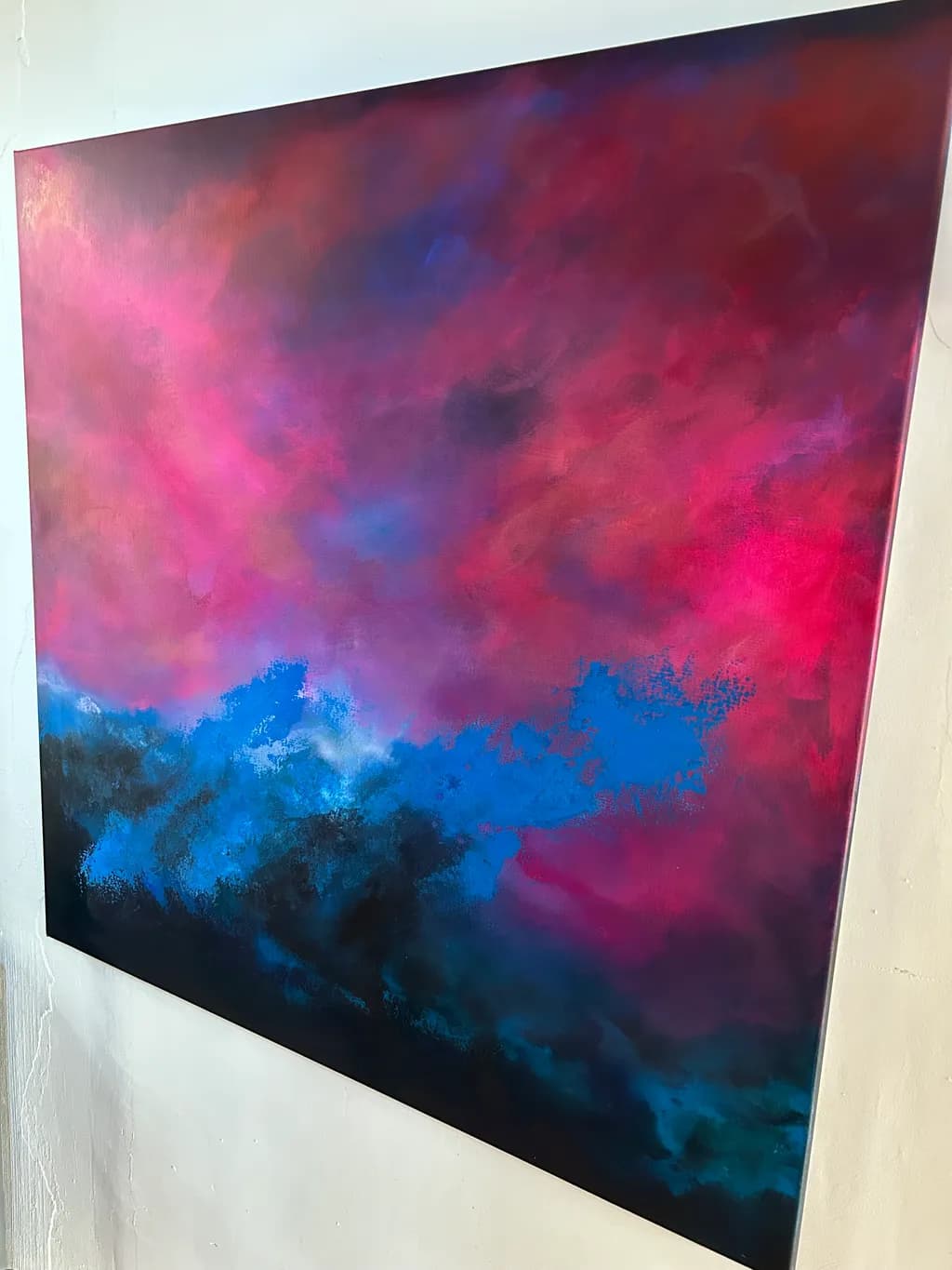 "Celestial Embrace: A Journey Through Color and Emotion"