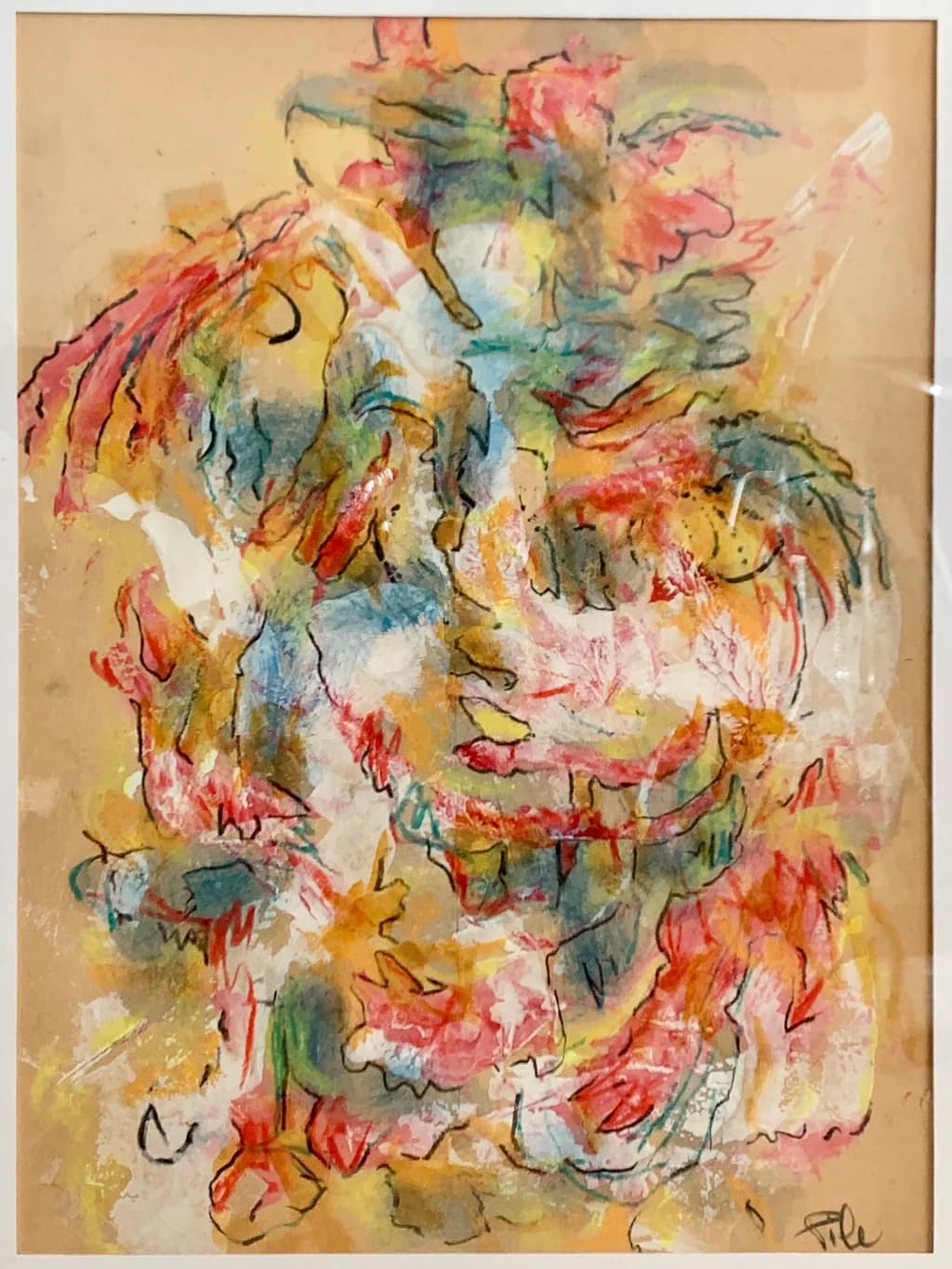 Vibrant Whimsy: An Abstract Expression of Colorful Emotion
