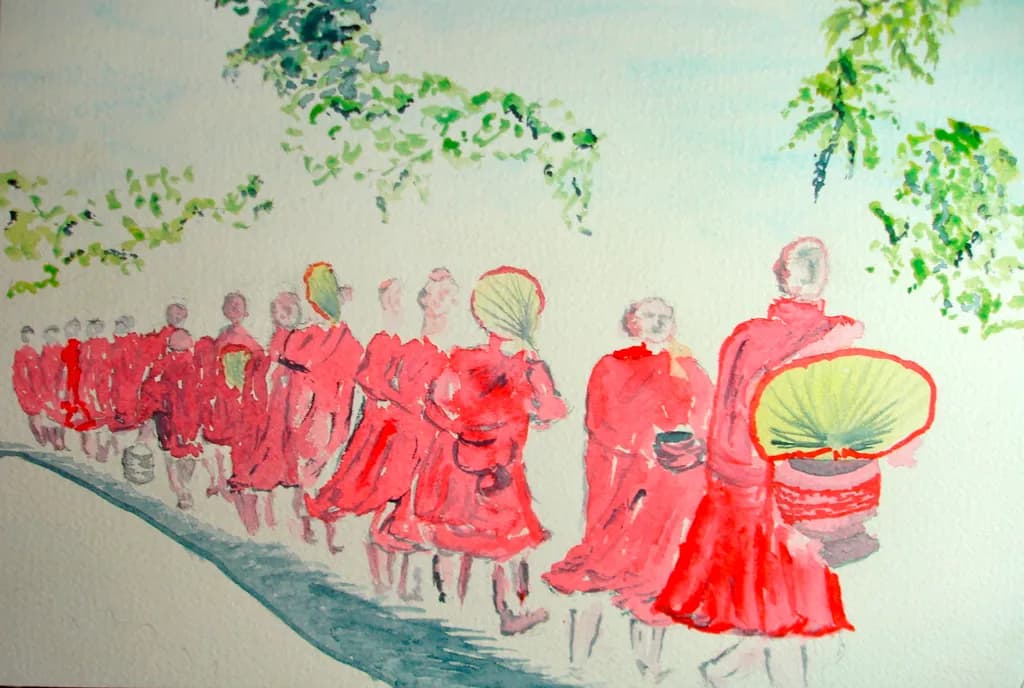 Berma monks 