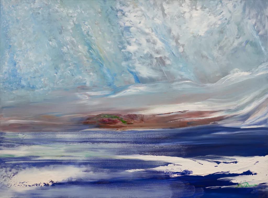 Whispers of the Ocean: A Serene Dance of Waves and Sky