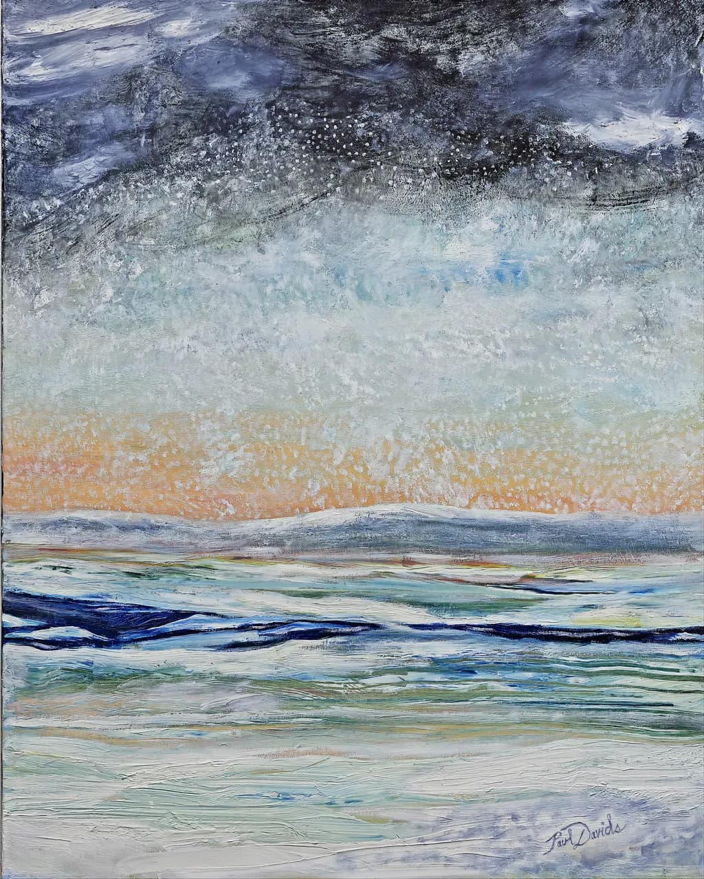 Whispers of Winter: A Serene Landscape at Dusk