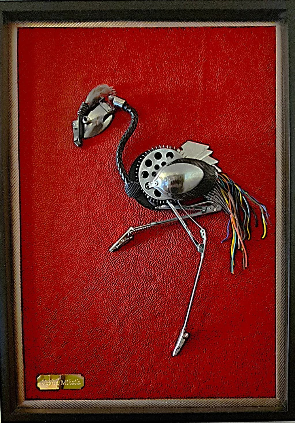 Framed Flamingo