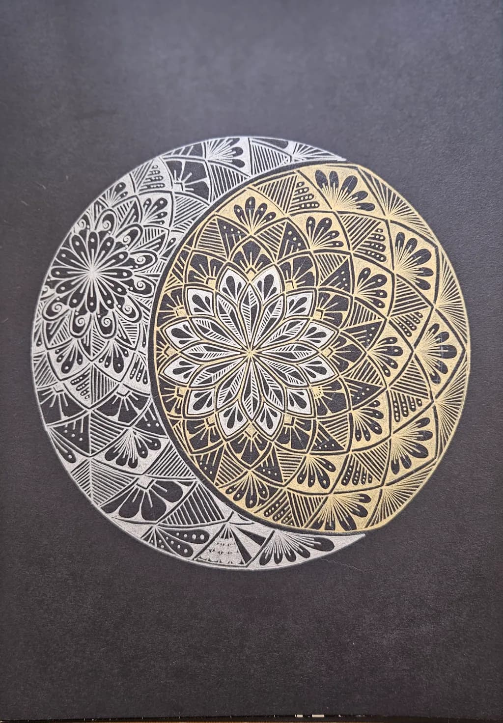 Eternal Harmony: A Mandala of Light and Shadow