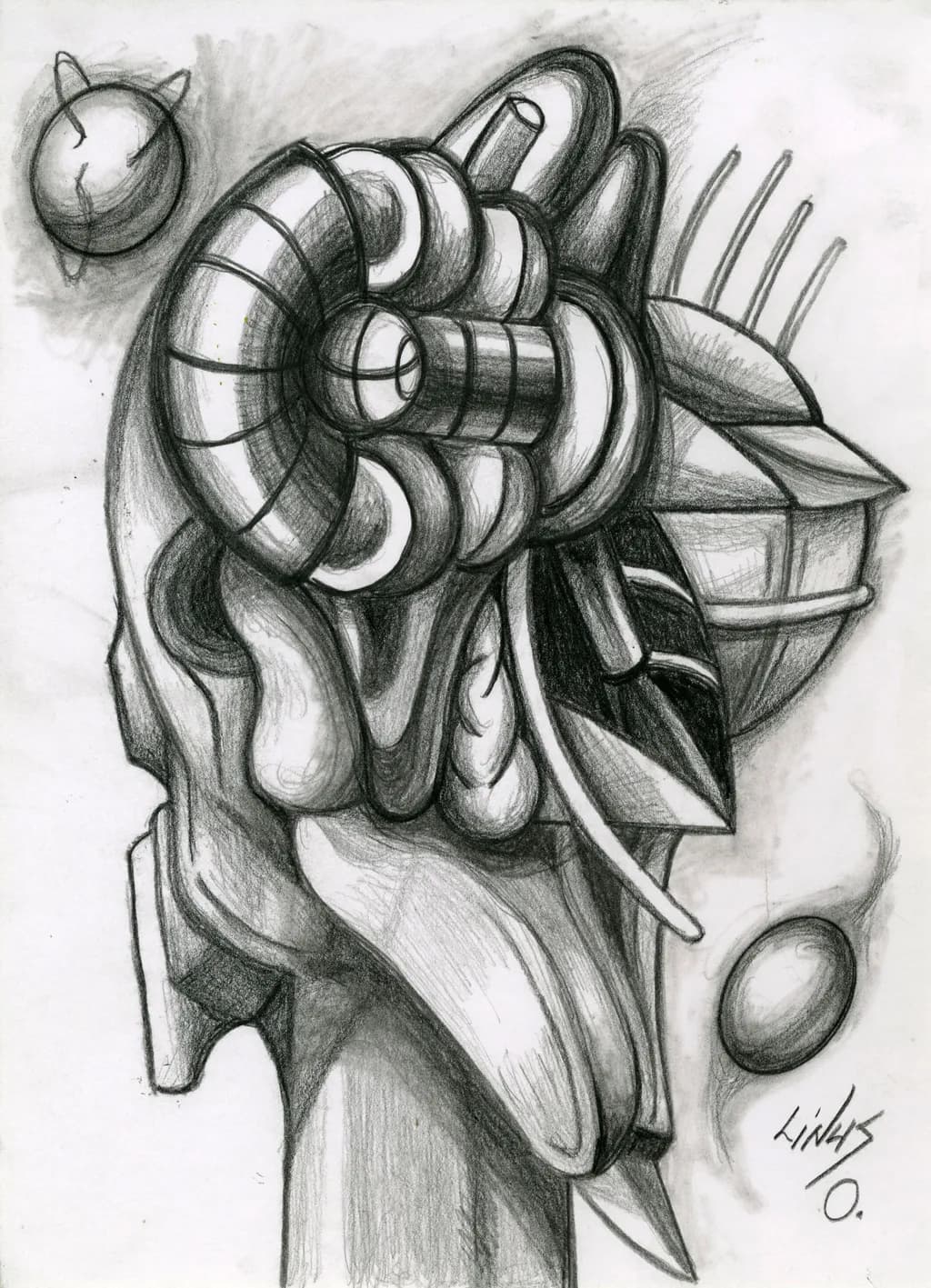 Ethereal Fusion: A Journey Through Abstract Forms and Cosmic Elements