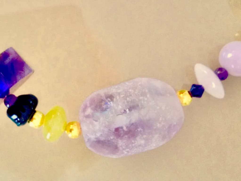 Colorful Gemstone Harmony: Handcrafted Decorative Bead Accessory for Unique Style