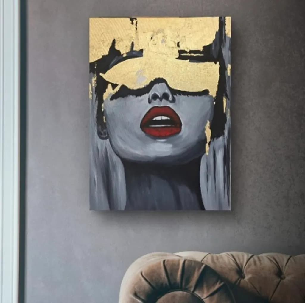 Gold Veil Portrait