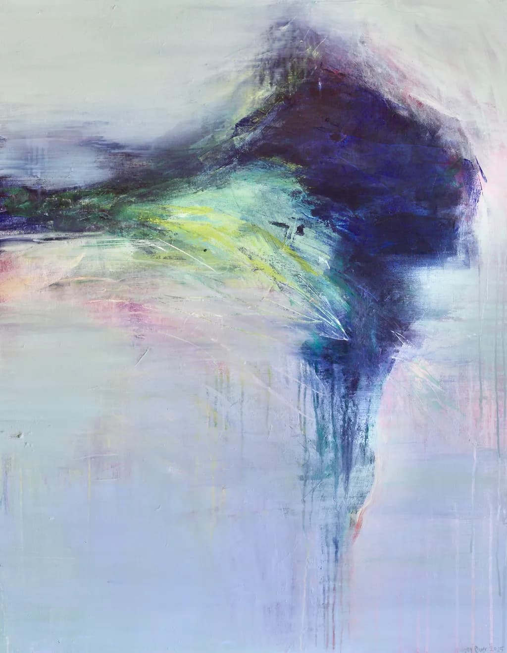Whispers of Color: An Ethereal Journey Through Abstract Landscapes