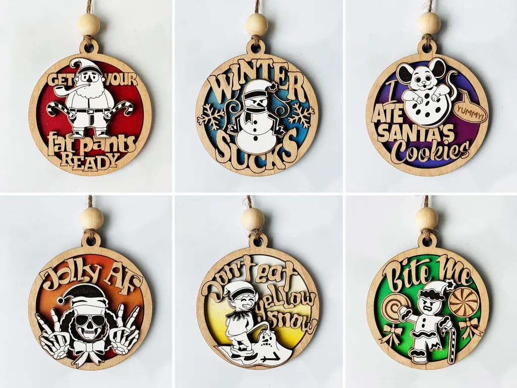 Whimsical Holiday Ornaments: A Playful Collection of Festive Fun
