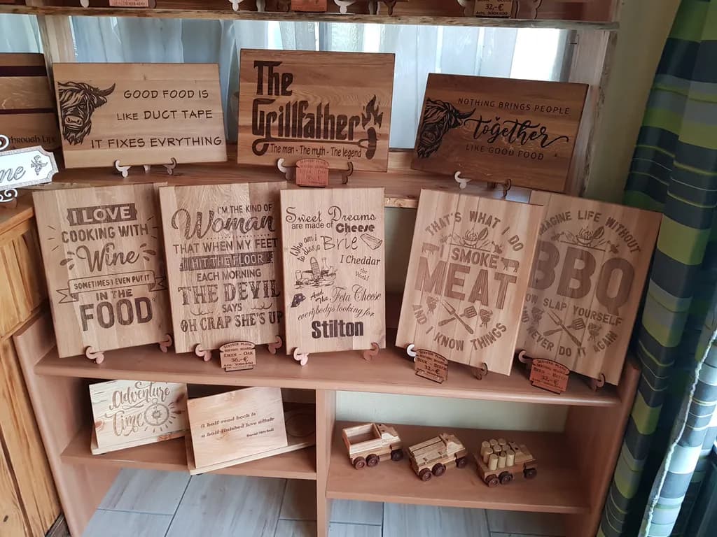 Whimsical Wooden Quotes for the Culinary Enthusiast: A Collection of Humorous Kitchen Decor