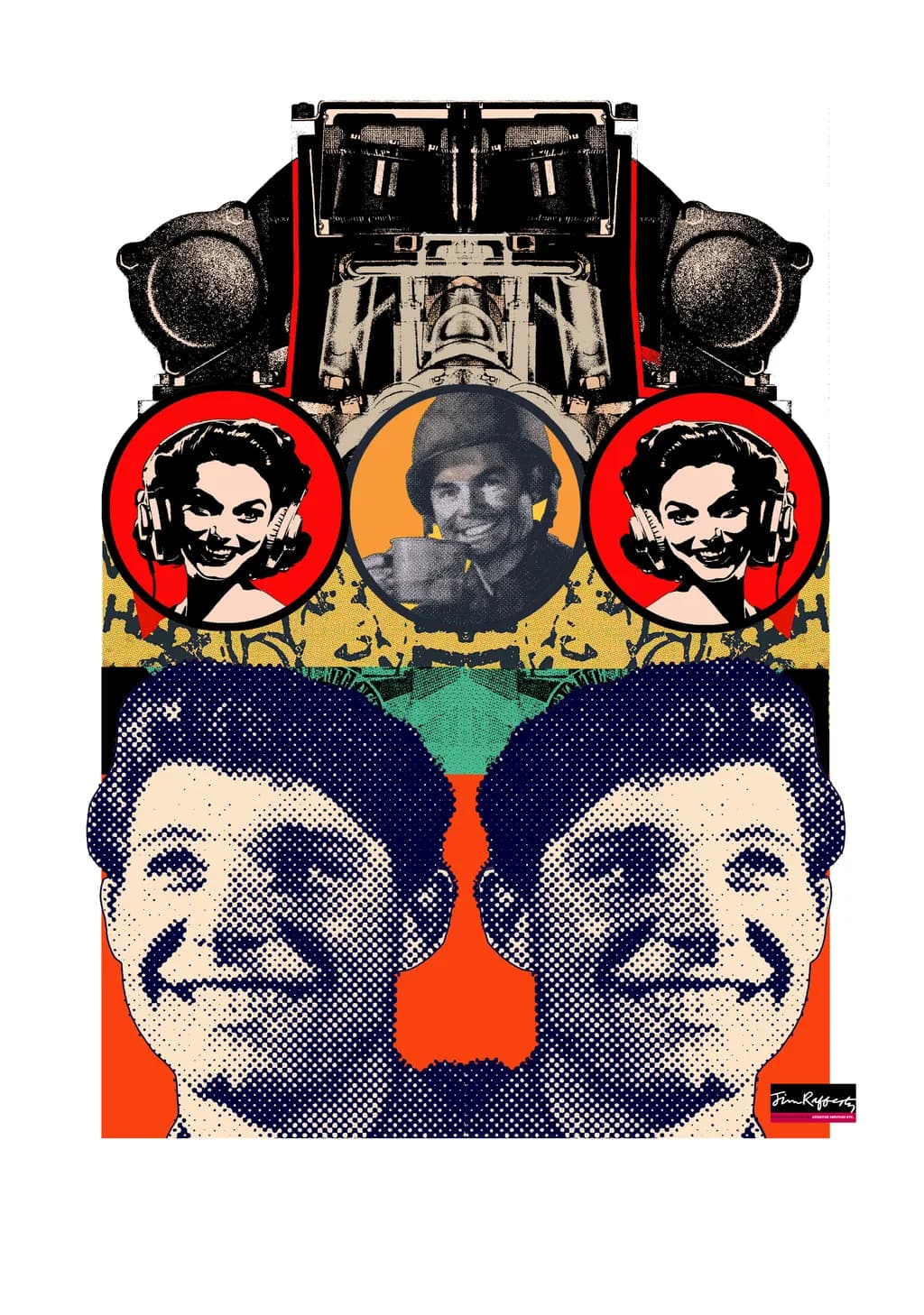 Retro Radio Faces