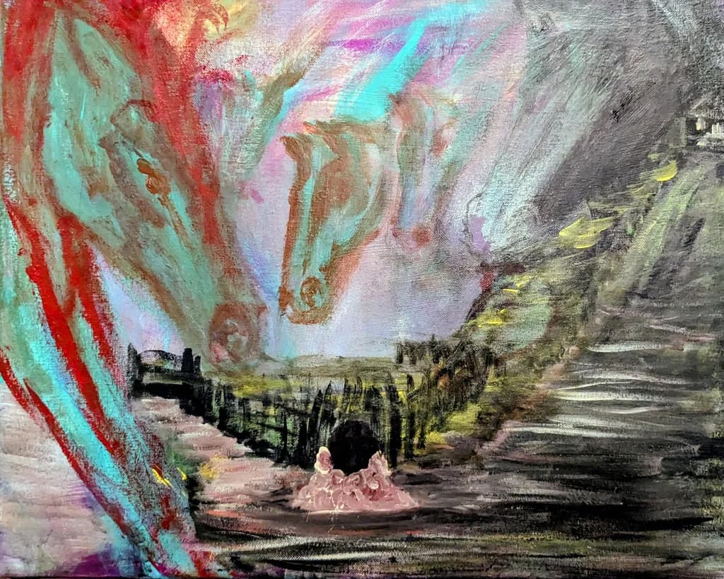 Whispers of Color: A Journey Through Abstract Landscapes