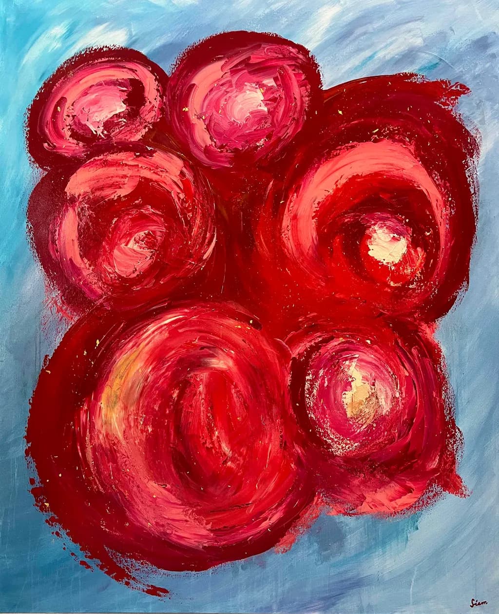 Crimson Swirls