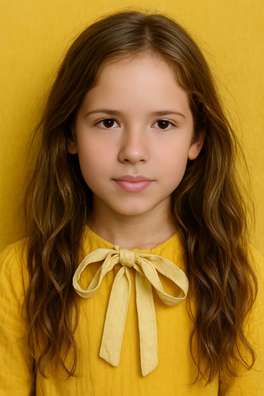 Golden Whispers: A Portrait of Innocence and Joy