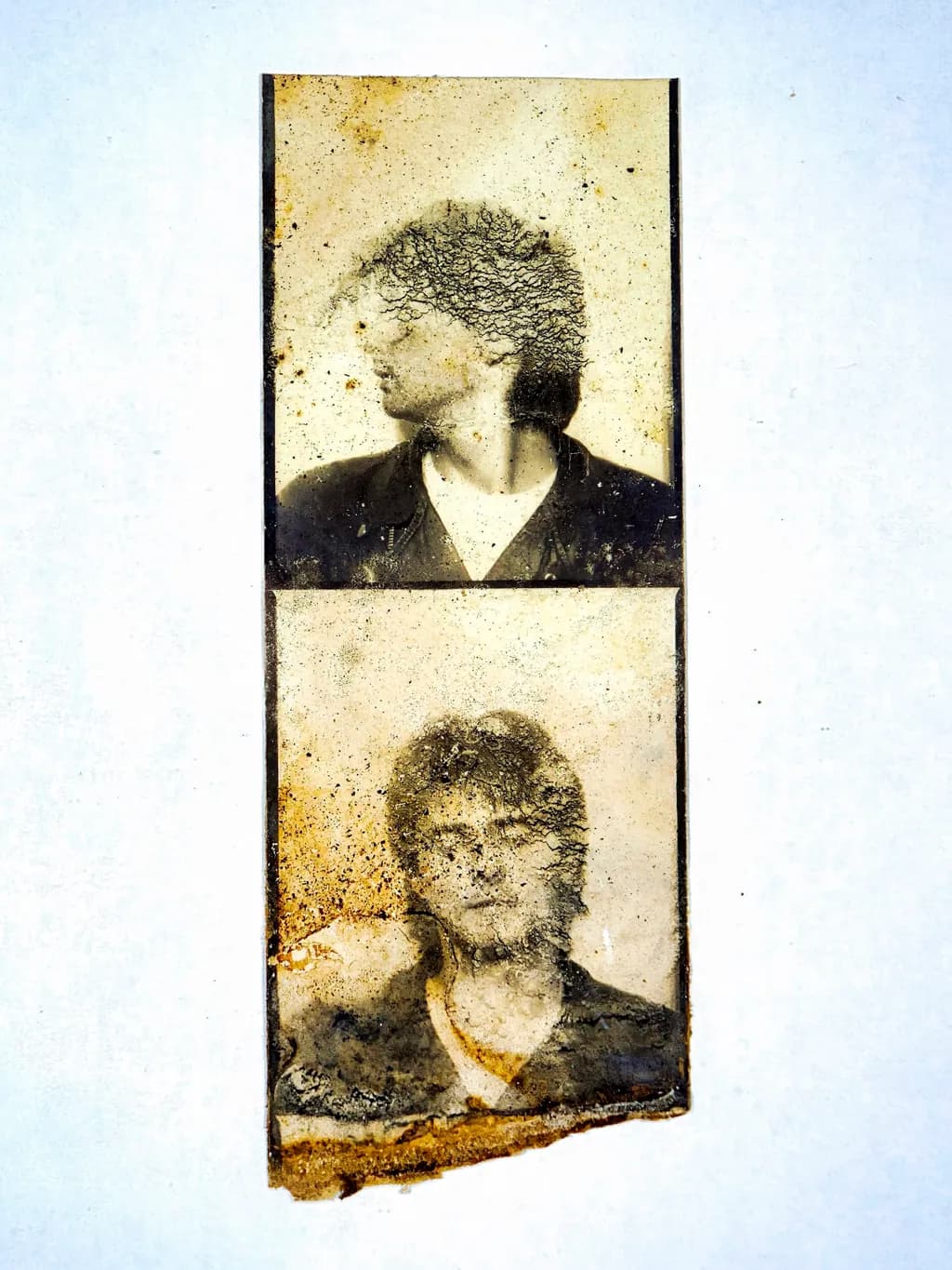 Whispers of Time: A Dual Portrait in Decay and Memory