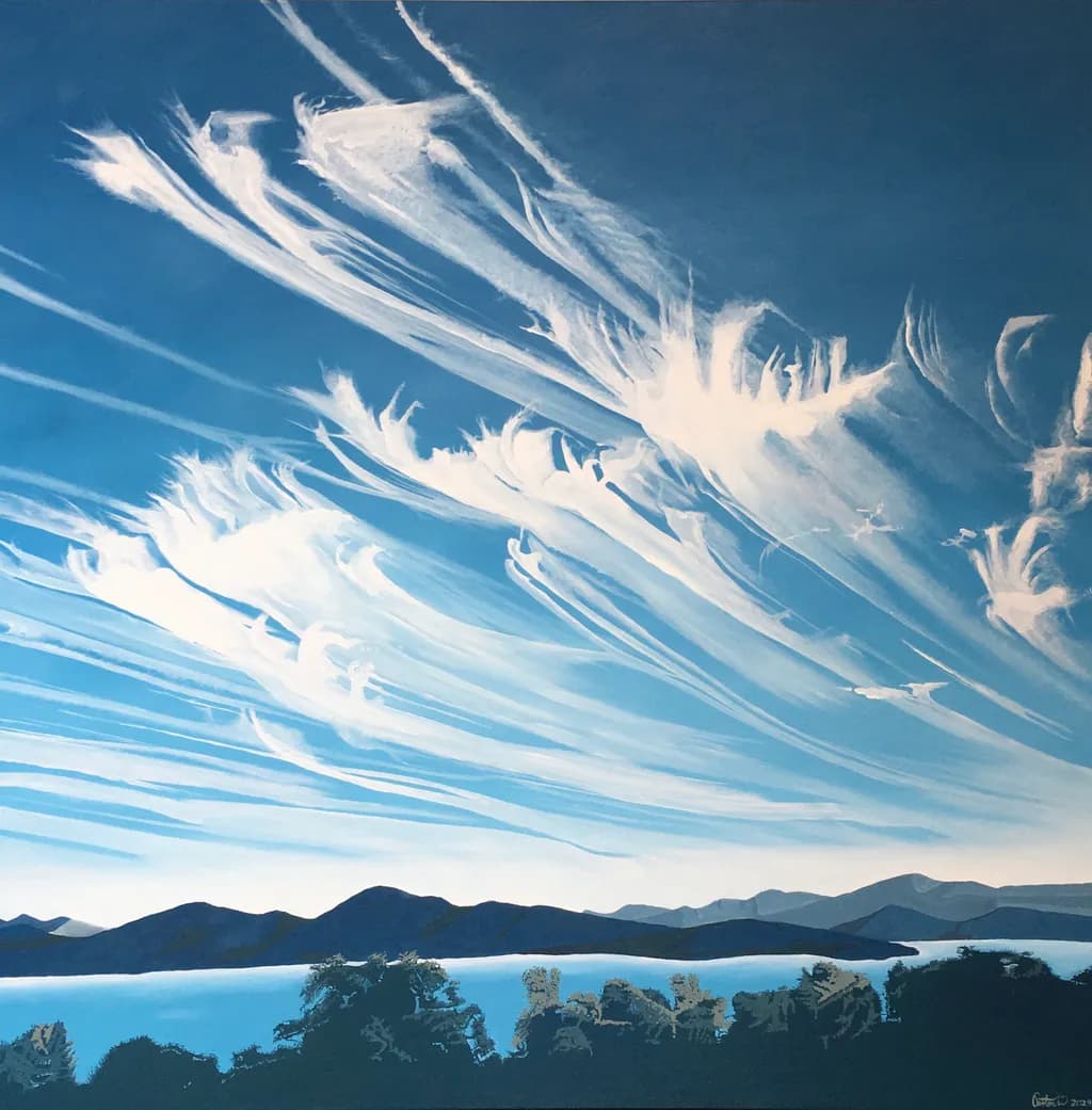 Whispers of the Sky: A Contemplation on Nature's Canvas