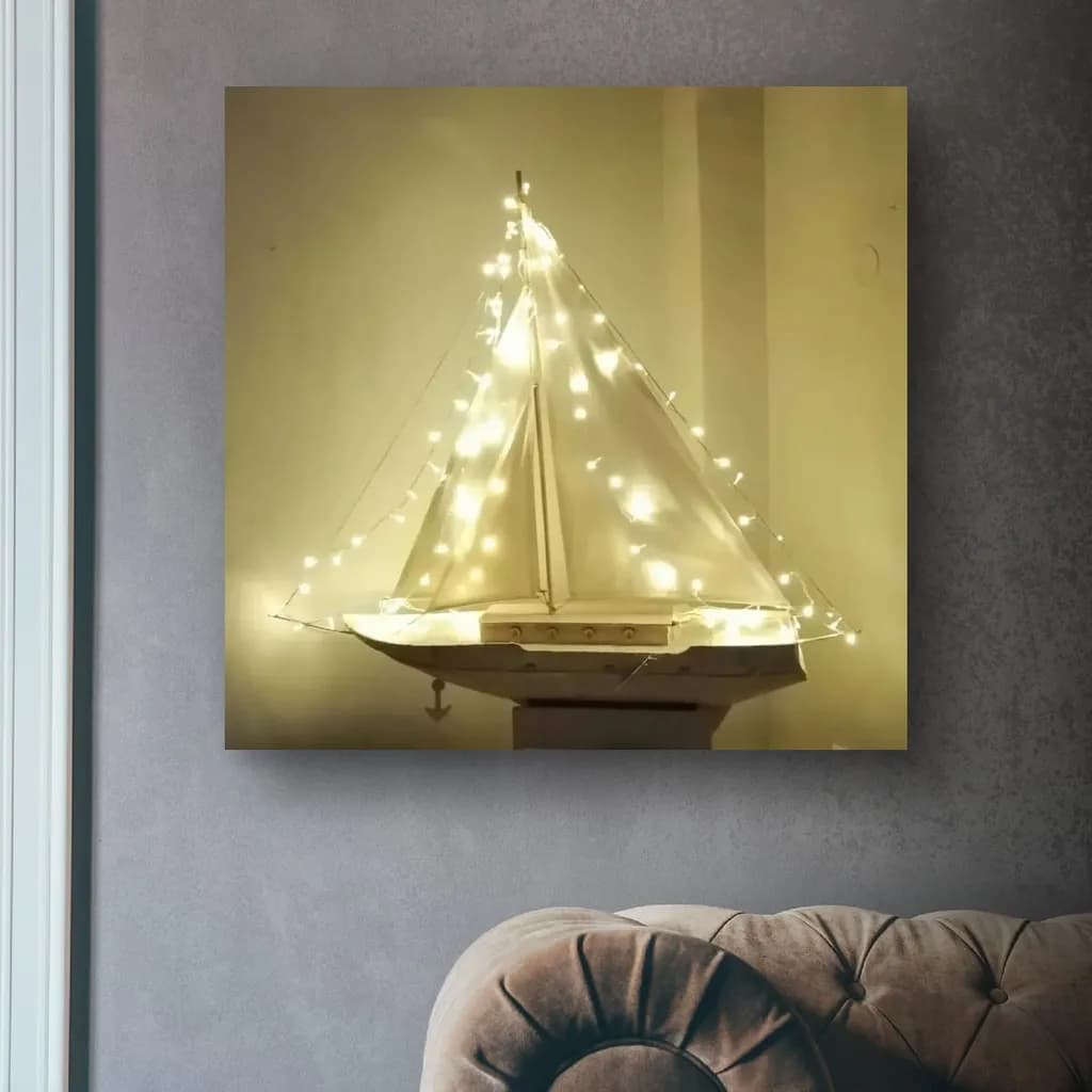 Illuminated Sailboat
