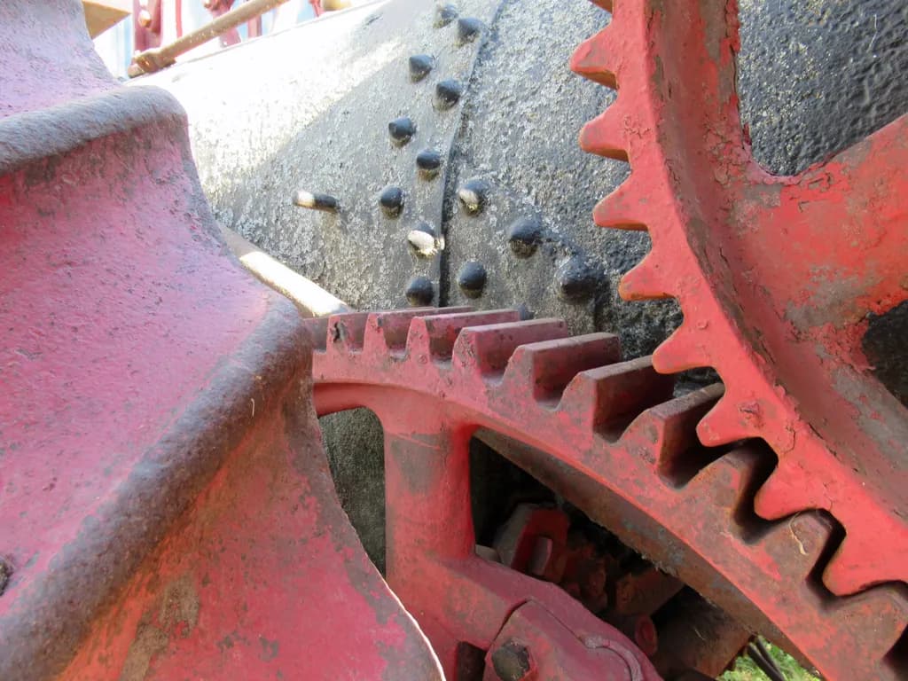 Rust and Gears: A Close-Up Exploration of Agricultural Machinery