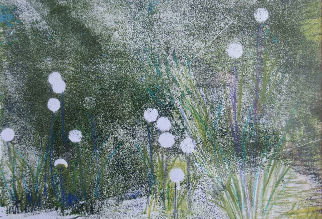 White on Green