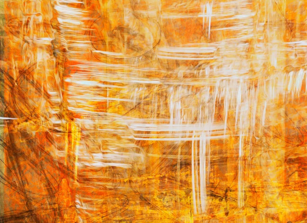 Santa Fe, NM - "Whispers of the Desert Sun" + Fine Art Photographic Composite Print: A layered exploration of light and abstraction, capturing the essence of Southwestern landscapes... Available for gallery exhibition. ©️2024 RRP
