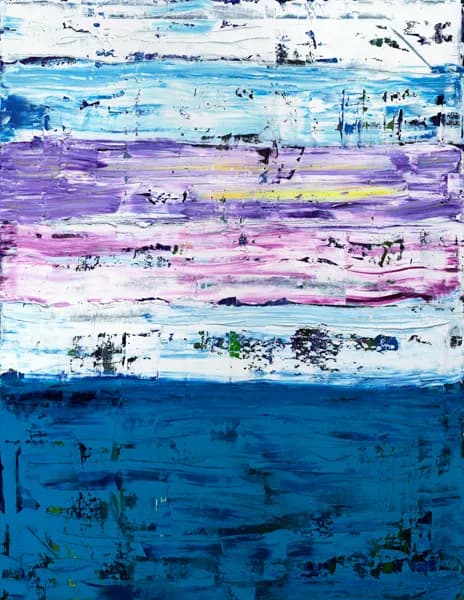 Whispers of the Ocean: A Symphony in Blue and Lavender