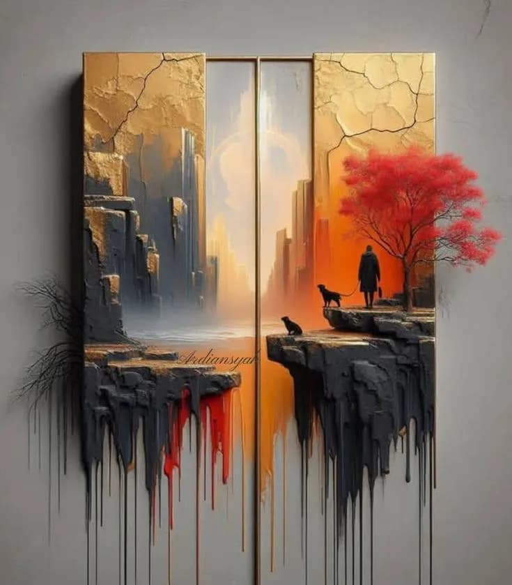 Whispers of the Abyss: A Journey Through Color and Contrast