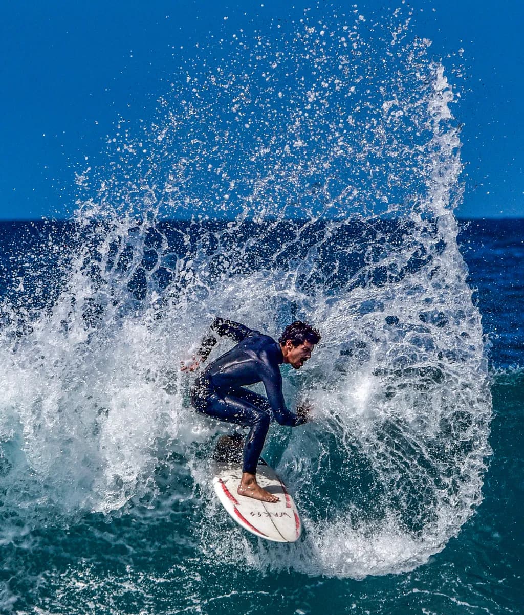 Ocean's Adrenaline: A Surfer's Dance with the Waves