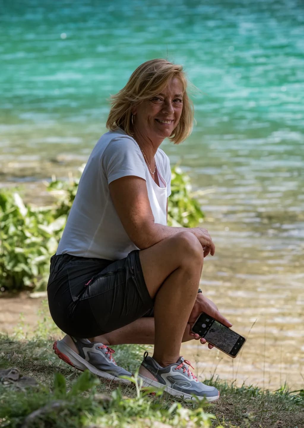 Serenity by the Water: A Joyful Moment in Nature